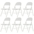Free Shipping! UBesGoo Set of 6 Padded Folding Chair Portable Dining