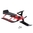 thumbnail image 1 of UBesGoo Steering Ski Snow Racer Sled with Twin Brakes,Steel Frame Snow Slide,Black and Red, 1 of 14