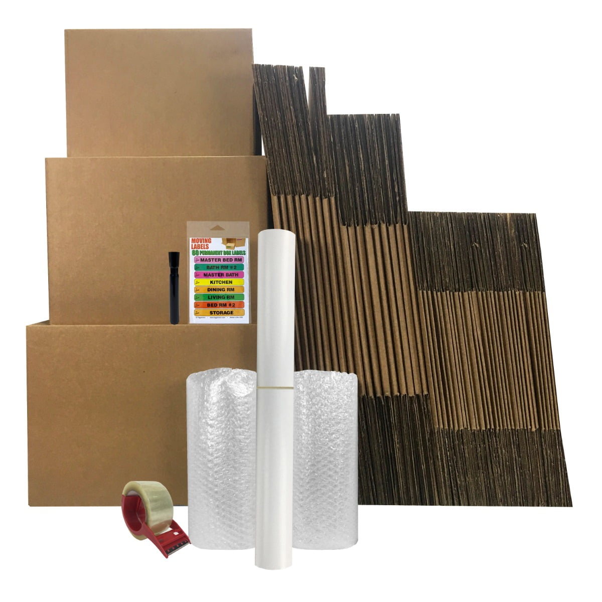 UBmove™ Smart Moving Bigger Boxes (4 Room) 44 Moving boxes & Packing supplies