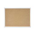 thumbnail image 1 of UBrands Basics Cork Bulletin Board  23 x 17 Inches  Silver Aluminum Frame, 1 of 1