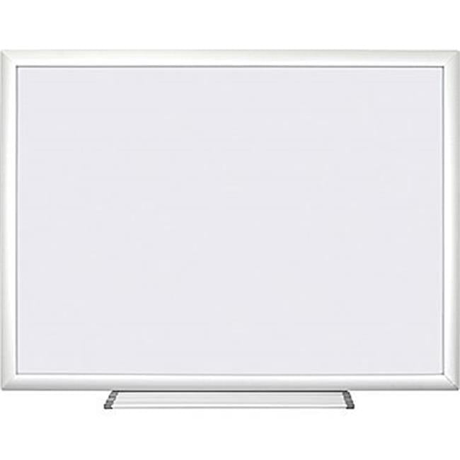 Large Magnetic Dry Erase Board with Aluminum Frame, 36 x 24, White