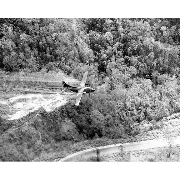 UC-123 Ranch Hand South Vietnam - 20x30 Inch Laminated Aviation Poster - Stunning Detail and Bold Colors