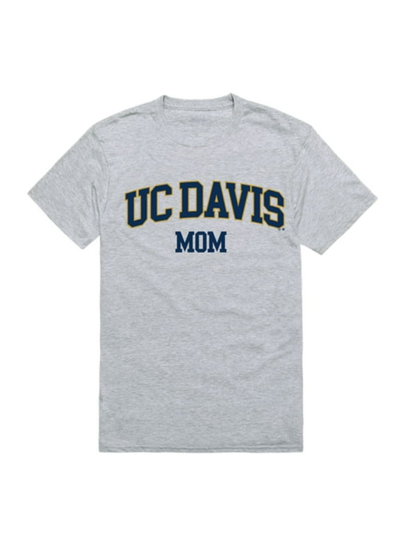 UC Davis University of California Aggies College Mom Womens T-Shirt Heather Grey Small