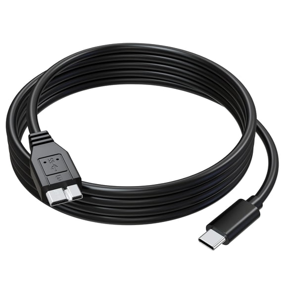 UC-E14 USB-C to Micro B USB 3.0 Camera Cable for Nikon D850 D810 D800 D800E D800A D5 D500 & Canon EOS 5D Mark IV 5DS 5DSR 7D Mark II 1DX II, 5Gbps Data Transfer & Fast Charging Cord, 3.3FT