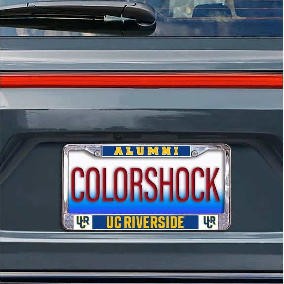 UC Riverside Alumni Metal License Plate Frame
