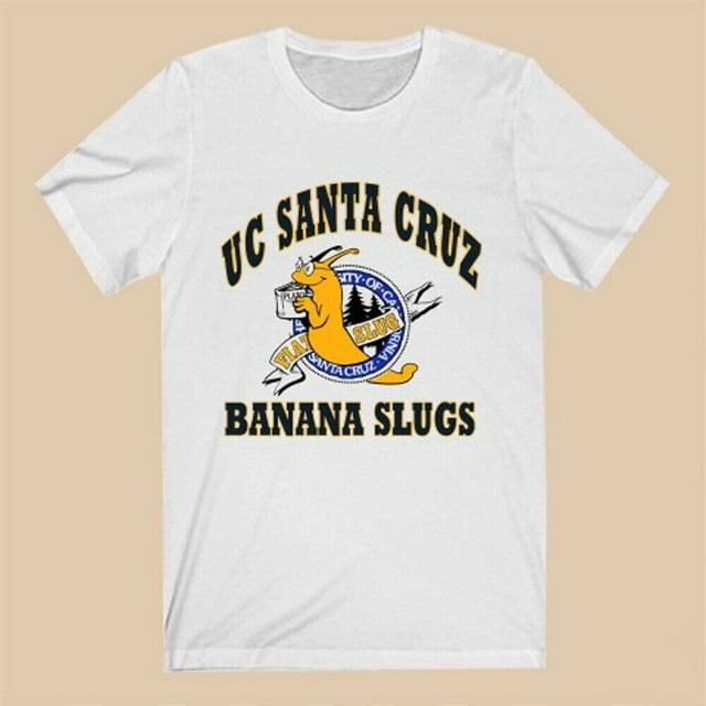 UC Santa Cruz Banana Slugs Pulp Fiction Men's White TShirt Size S5XL