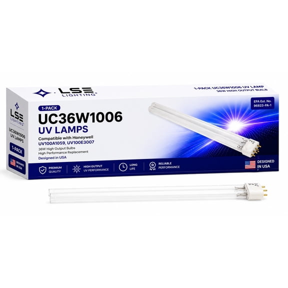 UC36W1006 Equivalent UV-C Ultraviolet Lamp Replacement 36W