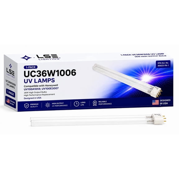 UC36W1006 Equivalent UV-C Ultraviolet Lamp Replacement 36W