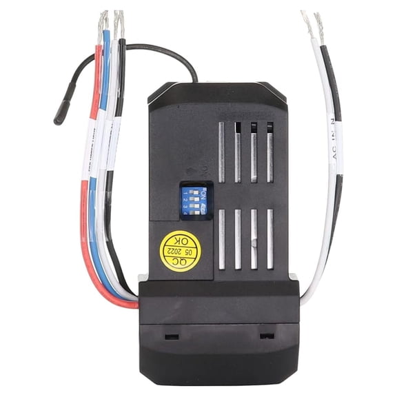 UC7067GMRX Ceiling Fan Receiver Replacement  3-Speed Fans Only  Compatible with Hampton Bay, & More  Supports Up/Down Lights - Same as FAN-28R with Up and Down lights