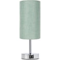 thumbnail image 1 of UCACA Bedside Lamp with USB Port - Touch Control Table Lamp for Bedroom 3 Way Dimmable Nightstand Lamp with Round Denim Fabric Shade for Living Room, Dorm, Home Office (LED Bulb Included), 1 of 6