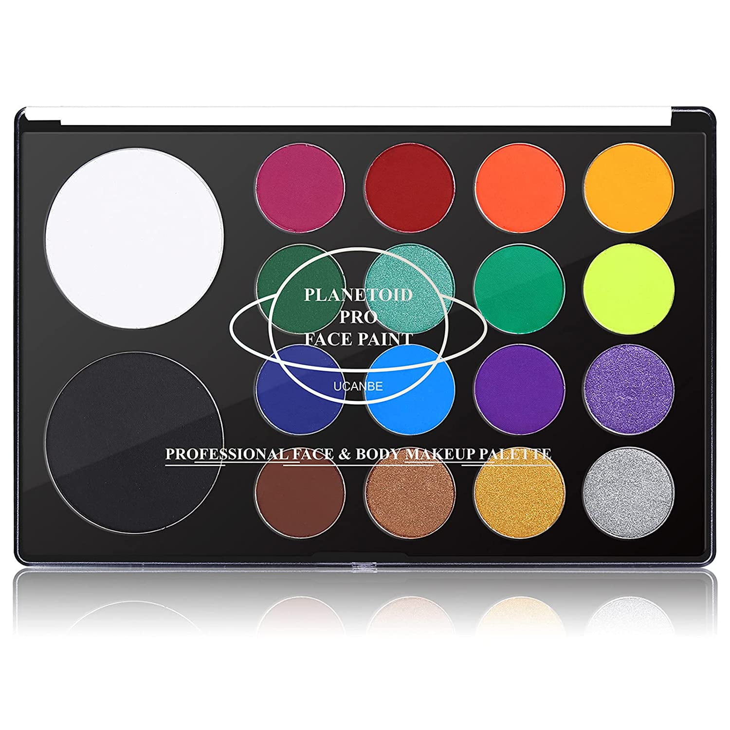 MARBLERS Cosmetic Grade Mica Powder [40 Color Set] | Pearlescent Pigment |  Dye | Non-Toxic | Vegan | Cruelty-Free | Festival, Rave & Party Makeup 
