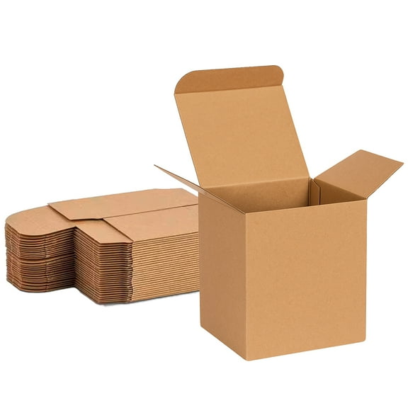 Ucanpack Kraft Product Boxes, Cardboard Packaging Paper Board Gift Box, 4 x 4 x 4" - 500/Bundle