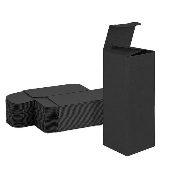 UCANPACK Black Cardboard Paperboard Boxes 4 x 4 x 8 - 250 Pack boxes for packaging small business Black, 4x4x8 Shipping Boxes - Custom Made in USA