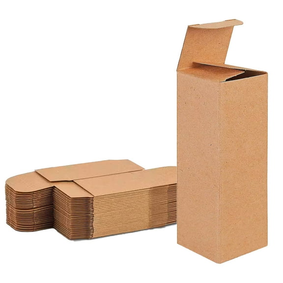 Ucanpack Kraft Product Boxes, Cardboard Packaging Paper Board Gift Box, 2 x 2 x 8" - 500/Bundle