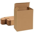 thumbnail image 1 of UCANPACK Black Cardboard Product Boxes 3¾ x 1½ x 3¾ - 1000 Pack cardboard boxes with lids Standard Kraft Color, 3¾x1½x3¾ Shipping Boxes - Custom Made in USA, 1 of 7
