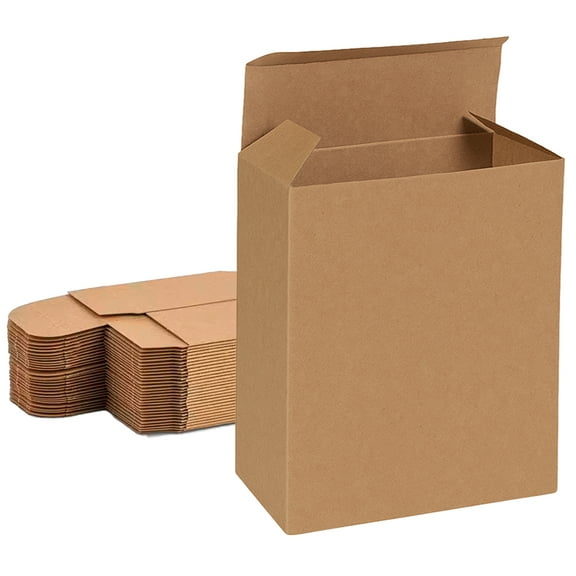 UCANPACK Black Cardboard Product Boxes 3 x 1 x 3 - 1000 Pack cardboard boxes with lids Standard Kraft Color, 3x1x3 Shipping Boxes - Custom Made in USA