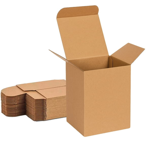 Ucanpack Kraft Product Boxes, Cardboard Packaging Paper Board Gift Box, 2 x 2 x 3" - 1000/Bundle