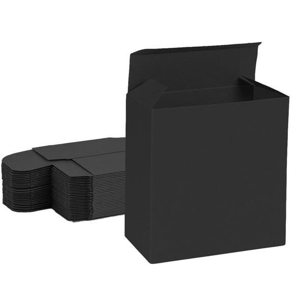 UCANPACK Black Cardboard Product Packaging Boxes 3 x 1 x 3 - 1000 Pack bulk gift boxes Black, 3x1x3 Shipping Boxes - Custom Made in USA