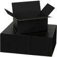 thumbnail image 1 of UCANPACK All Black Shipping Boxes 10x4x4 Inches - 25 Pack Black Cardboard Boxes Large - 10x4x4 Shipping Boxes for Small Business, Custom Shipping Boxes - Made in USA, 1 of 5