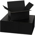 thumbnail image 1 of Ucanpack Corrugated Shipping Boxes 7x7x5, 25 Pack – Black Cardboard Packaging for Shipping, Moving, Storage, Small Business – E-Flute, 3/32" Thick, Made in USA, Recycled, 1 of 5