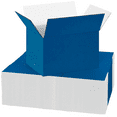 thumbnail image 1 of Ucanpack Made In USA- Blue Shipping Boxes 8x6x4", Corrugated Packaging Box 25 Pcs, Heavy-Duty Moving Boxes, Packing Boxes For Moving, Cardboard Box For Small Business, 1 of 9