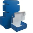 thumbnail image 1 of Ucanpack 50 Pcs Corrugated Mailer Box 7x5x4", Made In USA- Tuck Top Mailers Box, Blue Cartons For Packaging Small Business, B-Flute Literature Mailer, 1 of 10
