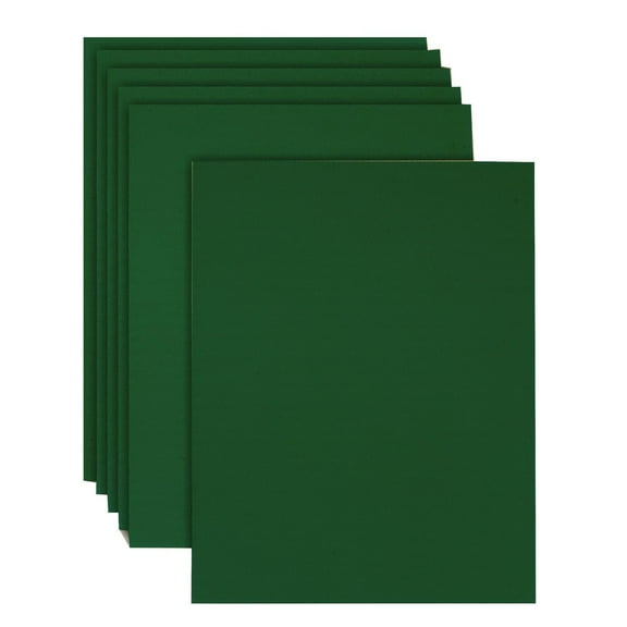 UCANPACK Green Corrugated Cardboard Sheet 19 x 15" (White Inside) - 100 pack Color Corrugated Cardboard Sheets B Flute 1/8 inch thick Cardboard Pads, Inserts for Crafts and Art Work Projects