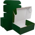 thumbnail image 1 of Ucanpack Deluxe Mailer Box Corrugated Moving Boxes 3mm Thick Large, Green, 14 x 10 x 6" - 25 Pcs, 1 of 10