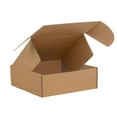 thumbnail image 1 of Ucanpack Corrugated Mailer Box Packing Supplies For Moving (200 lb Test) 13 x 13 x 3" Kraft - 50 Pcs, 1 of 6