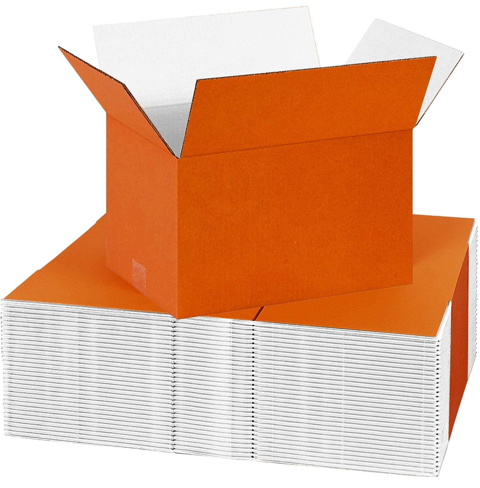 Ucanpack Made In USA- Orange Shipping Boxes 8x8x6
