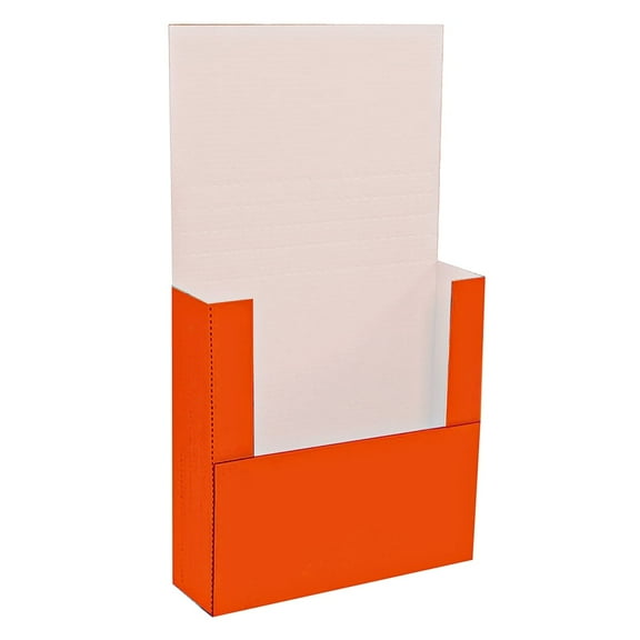Ucanpack Easy Fold Mailing Boxes, Self-Locking Corrugated Mailers for Packaging Orange 12x9x3" - 50 Pcs