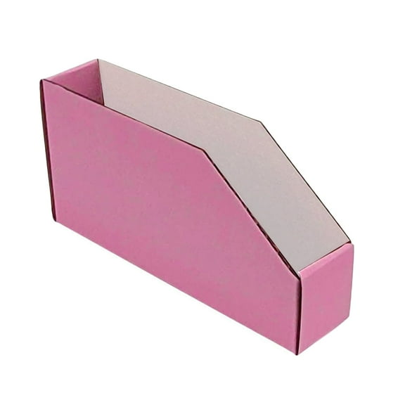 Ucanpack Open Top Corrugated Bin Garage Warehouse Storage OrganizerPink 2x12x4½" - 50 Pcs
