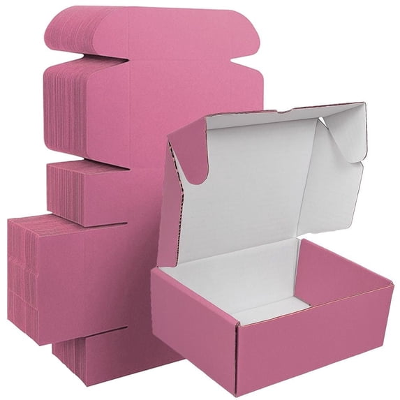 Ucanpack Heavy Duty Deluxe Mailer Box (200lb Test) Cardboard Moving Box Pink Large , 24 x 18 x 6" - 20 Pcs