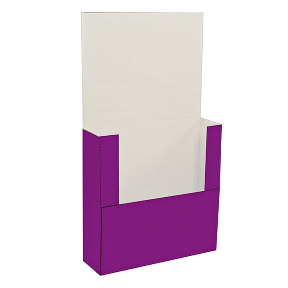 Ucanpack Easy Fold Mailer Boxes 50 Pack,Purple Corrugated Shipping Boxes, Quick Fold Design - 9½x6½x2"