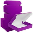 thumbnail image 1 of Ucanpack 1/8" Inch Thick Moving Mailers Box 7½x6 5/8x6½", Made In USA- Small Boxes For Gift 25 Pcs, Purple Corrugated Carton For Small Business, Packing Supplies, 1 of 10