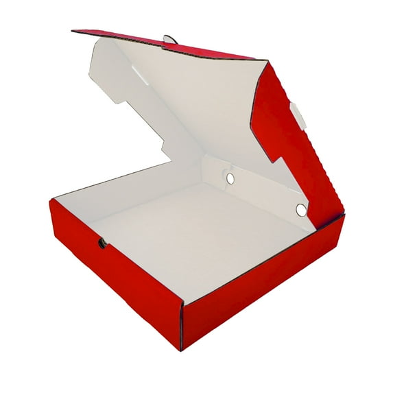 Ucanpack Cardboard Pizza Boxes 12x12x2, Made In USA- Red Empty Pizza Box, 50 Pcs Food Container For Small Business, Bulk Takeaway Square Storage Pizzas Carton