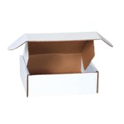 UCANPACK White Mailer Boxes 12x11x3 Inches - 50 Pack White Corrugated Mailers Box Mailers, Cardboard Boxes for Shipping and Packing - Custom Shipping Boxes - Made in USA