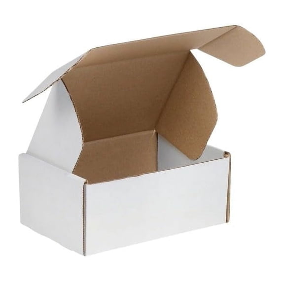UCANPACK White Mailer Boxes 12x6x6 Inches - 25 Pack White Corrugated Mailers Box Mailers, Cardboard Boxes for Shipping and Packing - Custom Shipping Boxes - Made in USA