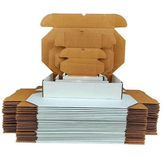 UCANPACK White Mailer Boxes 20x20x4 Inches - 25 Pack White Corrugated Mailers Box Mailers, Cardboard Boxes for Shipping and Packing - Custom Shipping Boxes - Made in USA