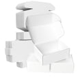 thumbnail image 1 of Ucanpack E Flute Corrugated Mailer Boxes 6x6x6", Made In USA, White Tab Lock Tuck Top Box For Gifts 50 Pcs, Moving Boxes For Small Business, Heavy Duty Shipping Carton, 1 of 7