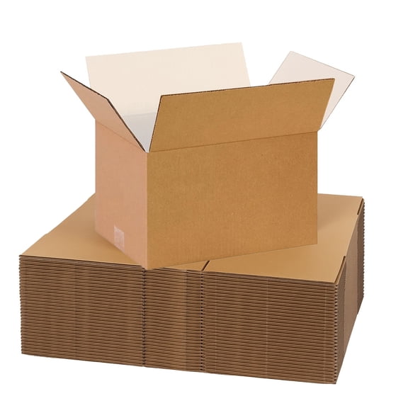 Ucanpack Heavy Duty Boxes For Moving Deluxe Mailer Box 6x5x3, Kraft (White Inside)- 25/Bundle