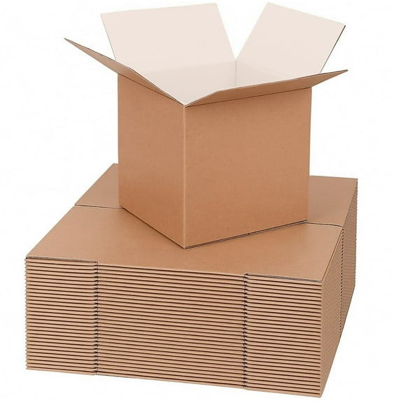 UCANPACK White Shipping Boxes 7 x 7 x 7" (Color Inside) - 25 Pack Small Boxes For Shipping, 7x7x7 Shipping Boxes - Custom Printed Boxes Made in USA