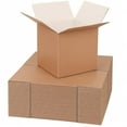 thumbnail image 1 of UCANPACK White Shipping Boxes 9 x 9 x 9" (Color Inside) - 25 Pack Sturdy Corrugated Shipping Boxes, 9x9x9 Shipping Boxes - Custom Printed Boxes Made in USA, 1 of 8