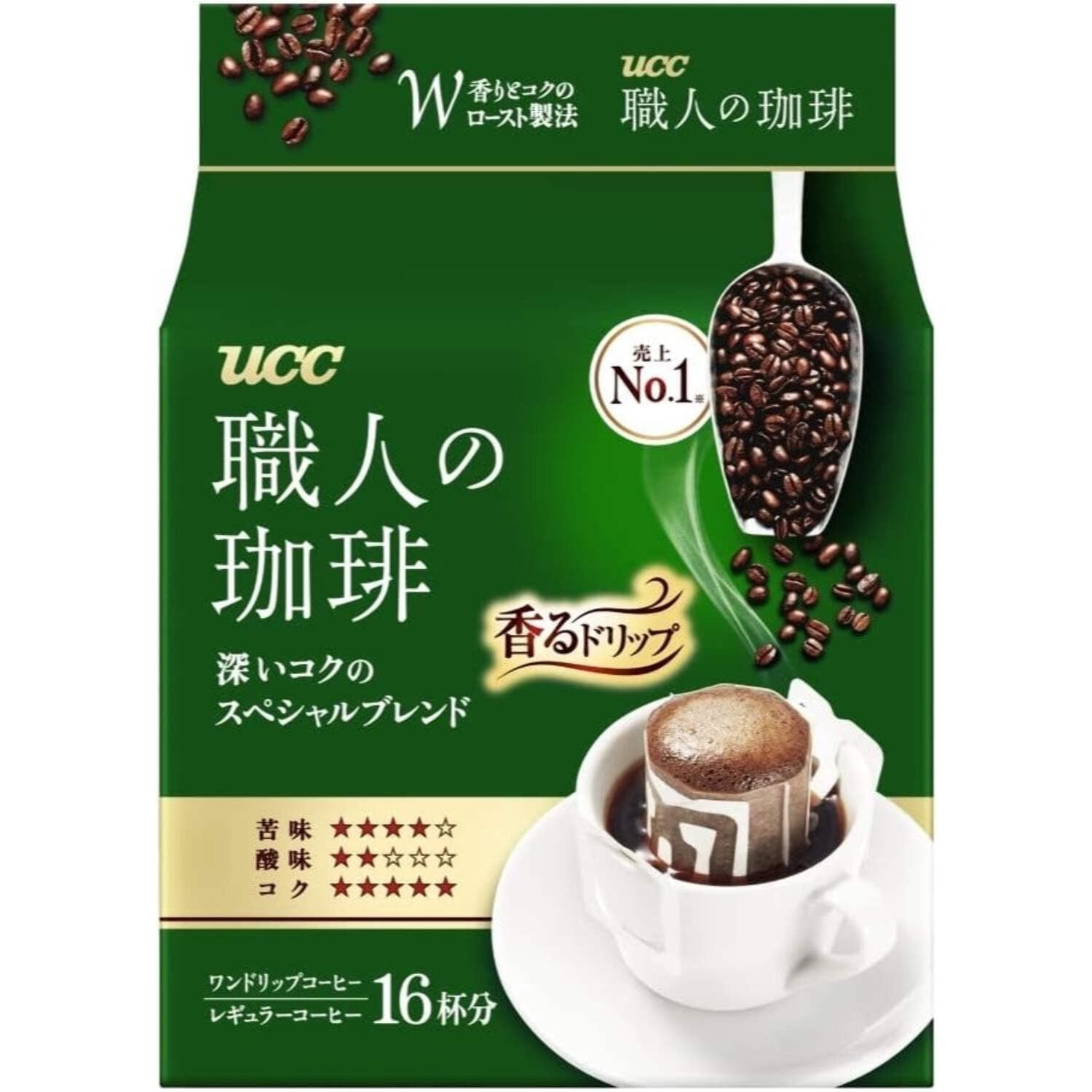 UCC Craftsman's Coffee Drip Coffee Rich Deep Special Blend (16 Servings 3 Packs) JAPAN - Tokyo Sakura Mall