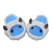 UCC Distributing Unisex Soft House Slippers, White, XS