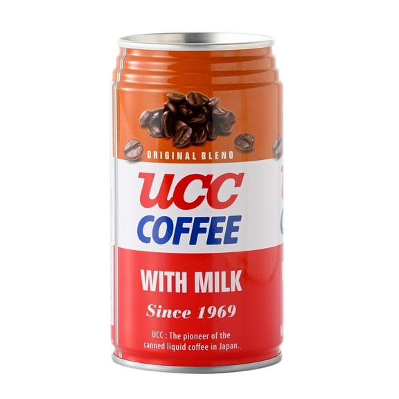 UCC Original Blend Coffee With Milk Canned, Pack of 24, 337 ml