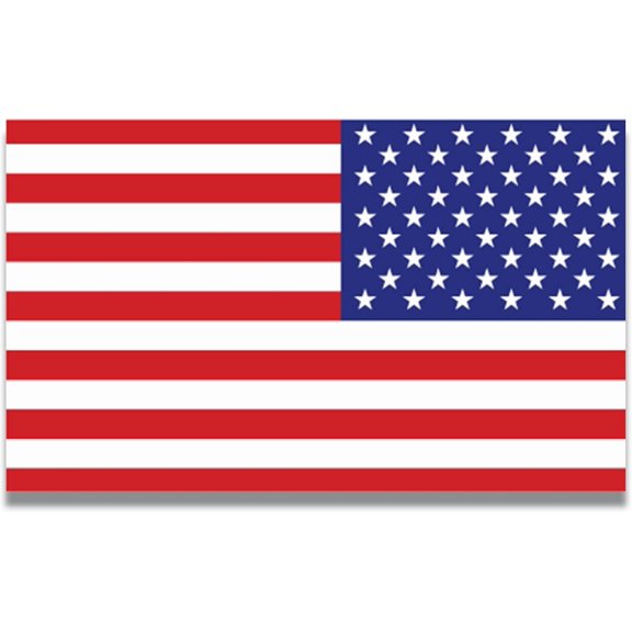 UCEI 3x5 Inch Reverse American Flag Magnet Tactical Passenger Side Sticker