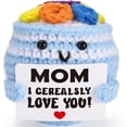thumbnail image 1 of UCEI Cereal Bowl Plush Toy Mom I Cerealsly Love You Mothers Day Gift Card, 1 of 6