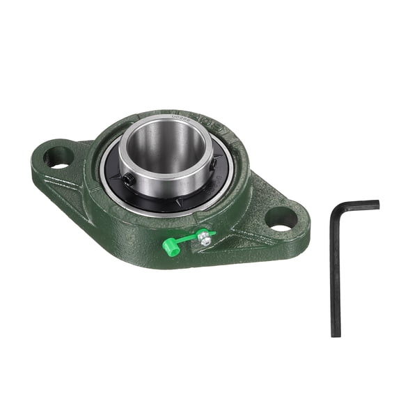 UCFL209 Pillow Block Bearings, 45mm Bore Self Alignment, Solid Cast Iron Base, Chrome Steel Flange Mounted Pillow Block Ball Bearing, (ABEC3)