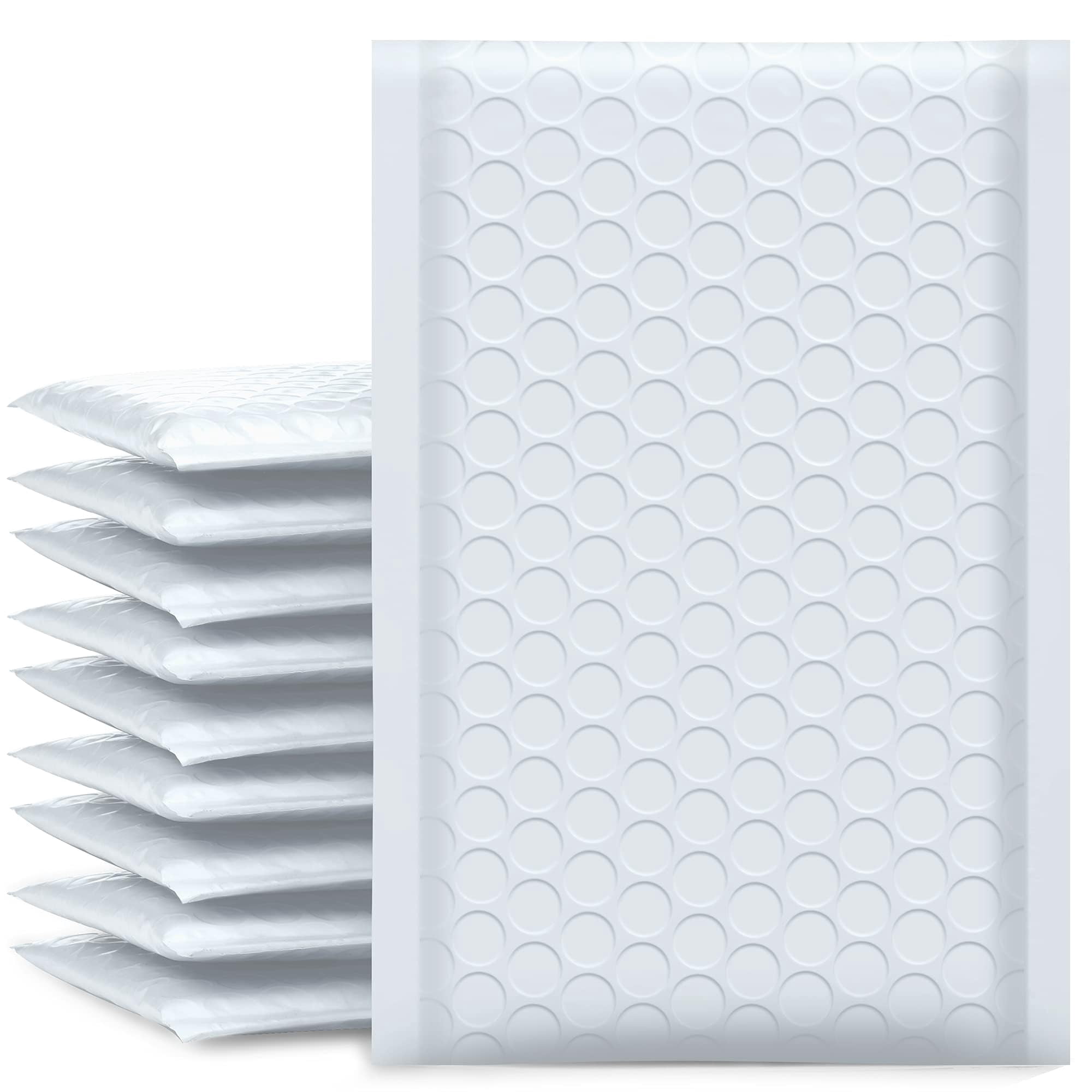 UCGOU Bubble Mailers 4x8 Inch White 50 Pack Usable Size 4x7 Inch Padded